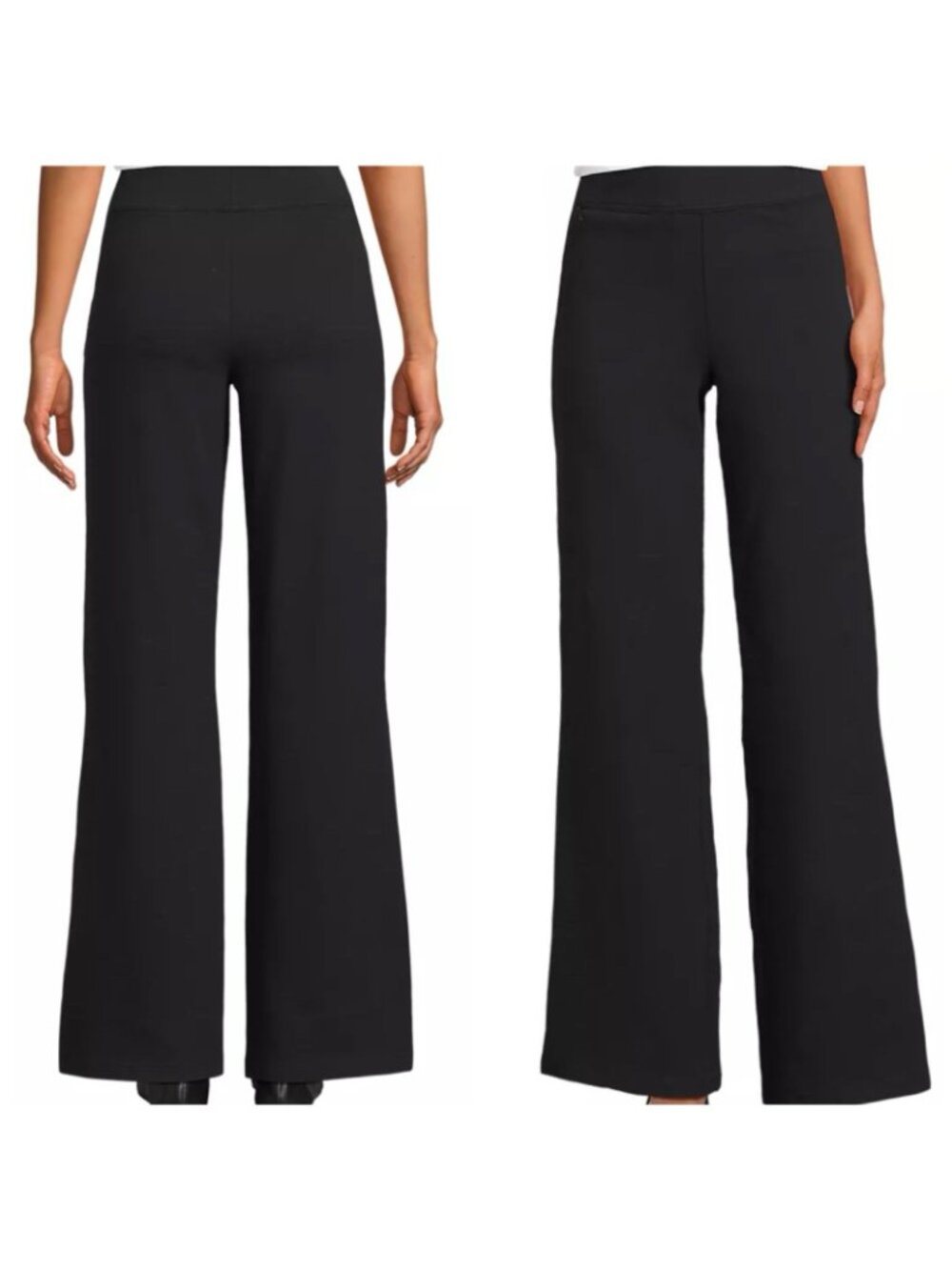 14/16 lands end starfish pants Black Flare Leg - Picture 3 of 3